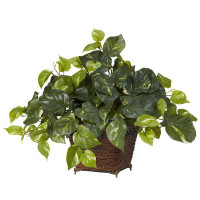 World Menagerie 17" Artificial Foliage Plant in Planter