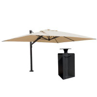 Arlmont & Co. Sharav 120'' Umbrella with Counter Weights Included