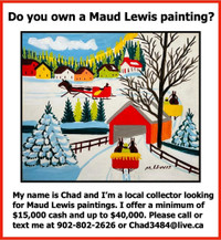 (WANTED) ** Buying Maud Lewis Paintings - MaudPrints.ca