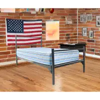 Latitude Run® Blantex Genuine Military Square Tube Non-adjustable Bunk-able Bed