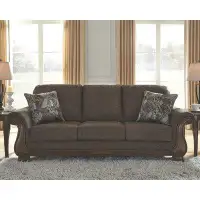 Astoria Grand Moorcroft 93" Rolled Arm Sofa