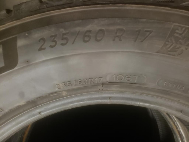 (DH172) 1 Pneu Hiver - 1 Winter Tire 235-60-17 Michelin 6/32 in Tires & Rims in Greater Montréal - Image 3