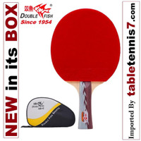 +  SALE! Double Fish Professional PING PONG Racket with FREE CASE  +