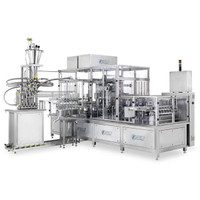 Fully Automatic, Servo-driven, in-line Filling, Sealing and Capping Machine