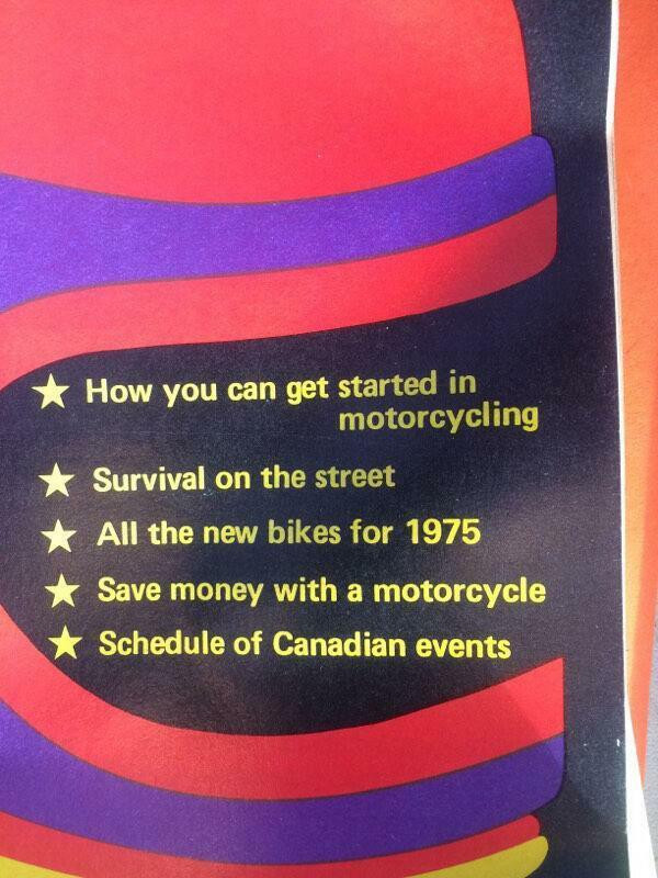 1975 Magic of Motorcycling ALL BIKE REVIEW Magazine in Motorcycle Parts & Accessories in Regina - Image 2
