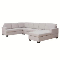 Latitude Run® Modern Large Upholstered U-Shape Sectional Sofa