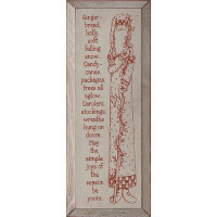 Sawdust City Tall Santa Picture With Christmas Poem Textual Art Plaque