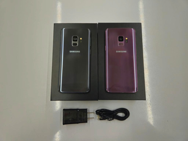 Samsung Galaxy S9 S9 Plus + *UNLOCKED* New Condition with 1 Year Warranty Includes All Accessories CANADIAN MODELS in Cell Phones in Calgary