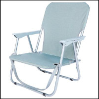 Arlmont & Co. Folding Beach Adults, Portable Heavy-Duty Lawn Chairs Made Of High Strength 600D Oxford Fabric And Steel F