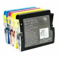 Brother LC51XL BK/C/M/Y Compatible Ink Cartridge Combo - High Yield - 4 Cartridges
