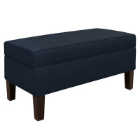Skyline Furniture Upholstered Flip Top Storage Bench