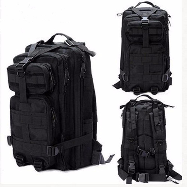 NEW 40L TACTICAL MOLE BLACK BACKPACK HIKING CAMPING BK5043 in Other in Alberta