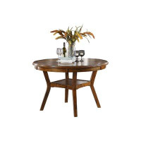 Winston Porter Rubber Wood Dining Table In Dark Grey