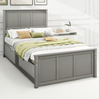 Red Barrel Studio Tamio Twin Size Platform Bed with Twin Size Trundle