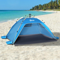Beach Tent 86.6" L x 68.1" W x 47.2" H Sky Blue