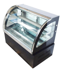 Used Countertop Display Refrigerators Cake Showcase Cooling Display Case Bakery Cabinet 220V with Front Sliding Door 210