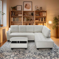 Ebern Designs Arianis 3 - Piece Upholstered Sectional