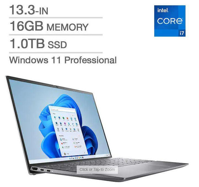 Laptop Dell Inspiron 13 INCH i5310-7699SLV-PUS i7-11390H 1TB SSD 16GB RAM Win 11 - WE SHIP EVERYWHERE IN CANADA ! in Laptops