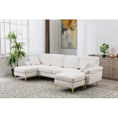 Everly Quinn Accent sofa /Living room sofa sectional  sofa