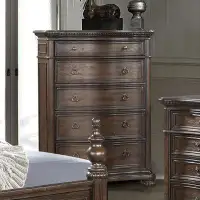 Canora Grey Venice 5 Drawer 40" Wide Chest