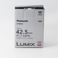 Panasonic Lumix 42.5mm F1.7 ASPH (ID: 1805)