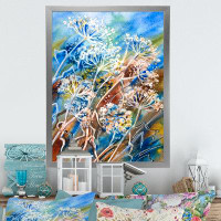 August Grove Abstract Umbrella Forest Plants Painting - Traditional Canvas Wall Decor