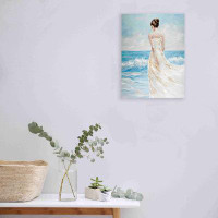 Dovecove Girl by the sea - Canvas Wrapped