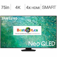 Télévision QLED 75 POUCE QN75QN85CAFXZC 4K ULTRA UHD 120Hz Smart TV Wi-Fi Samsung - BESTCOST.CA