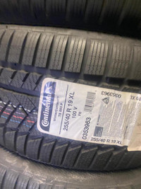 FOUR NEW 255 / 40 R19 AND 295 / 35 R19 CONTINENTAL WINTERCONTACT TIRES -- SALE