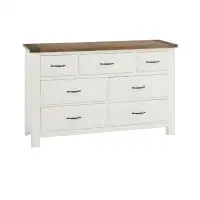 Artisan & Post Triple 7 Drawer 62" W Solid Wood Dresser