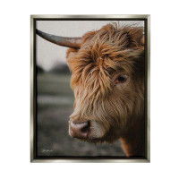 Stupell Industries Stupell Industries Cattle Gazing Portrait Framed Giclee Art Design By Dakota Diener