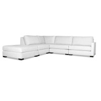 Brayden Studio Secrest 121" Wide Linen Sofa & Chaise