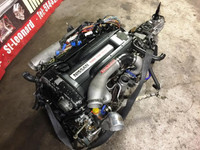 JDM NISSAN SKYLINE GTR RB26DETT R33 TWIN TURBO ENGINE MT AWD TRANSMISSION HARNESS ECU COMPLET MOTOR