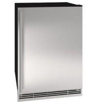 U-Line 24 Inch Refrigerator / Ice Maker - Stainless Solid