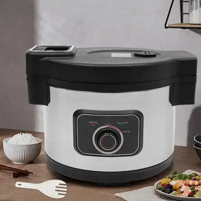 This rice cooker combines technology and user-friendly design to make every grain of rice bloom with...