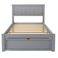 Red Barrel Studio Twin Size Platform Bed with Drawer