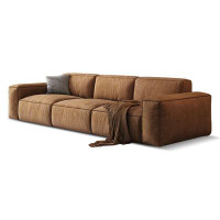 Lilac Garden Tools 110.24" Saffronyellow 100% Polyester Modular Sofa cushion couch