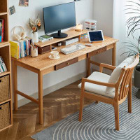 Corrigan Studio Solid wood office study desk Computer desk