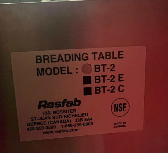 $5k RESFAB bt-2 chicken breading station for only $995 ! Can ship ! 3 available in Industrial Kitchen Supplies - Image 4