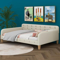 Latitude Run® Full Size Upholstered Daybed With 4 Support Legs
