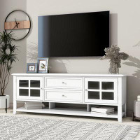 Winston Porter TV Stand For Tvs Up To 60'', Entertainment Centre With Multifunctional Storage Space, TV Cabinet With Mod