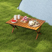 Freeport Park® Jaeden Rectangular 23'' L x 35'' W Outdoor Camping Table