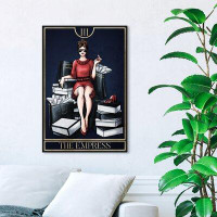 Oliver Gal Fashion And Glam 'The Empress Tarot Mystic' Shoes By Oliver Gal Wall Art Print