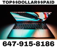 TOP DOLLARS PAID -Buying MacBook M3 AND MANY MORE CALL TODAY in Laptops in Toronto (GTA)