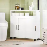 Ebern Designs Kateshia 27.6" W x 27.95" H X 7.87" D Free-Standing Bathroom Cabinet