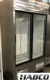 Habco 2 glass sliding door display refrigerator