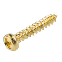 UNIQANTIQ HARDWARE SUPPLY Brass Round Head Phillips Drive Screws and Self Tapping Screws For Wood Antique Or Modern Furn