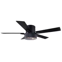 Latitude Run® 52" Gudinas 5 - Blade Standard Ceiling Fan with Remote Control and Light Kit Included