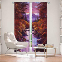 East Urban Home Lined Window Curtains 2-Panel Set For Window From East Urban Home By David Lloyd Glover - Quiet Autumn S
