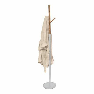 Evideco Freestanding Coat Rack Hall Tree for Entryway 6 Hooks in Other